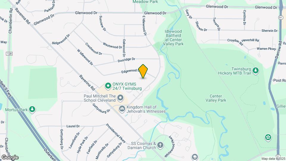 9672 E Idlewood Dr Map and Location Details