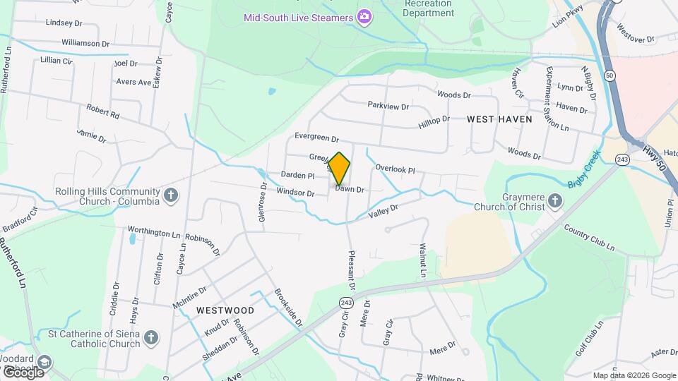 98 Dawn Dr Map and Location Details