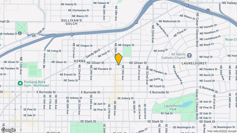 2819 NE Flanders St Map and Location Details
