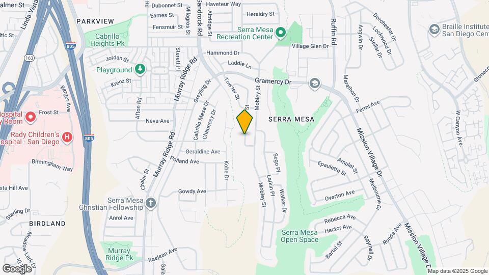 3030 Skipper St Map and Location Details