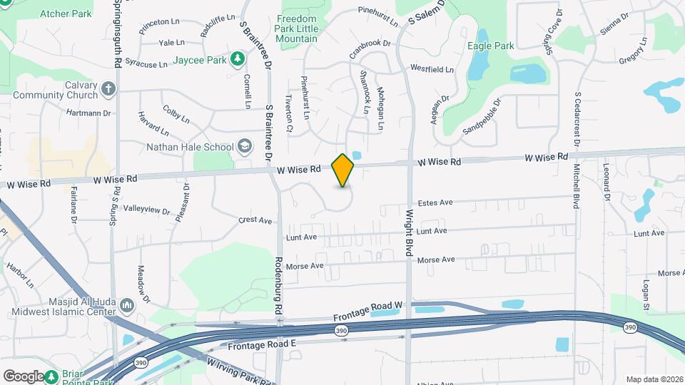 1260 Cranbrook Dr Map and Location Details