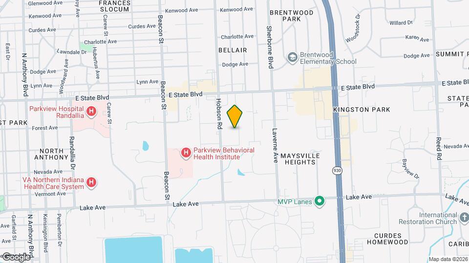 1930 Hobson Rd Map and Location Details