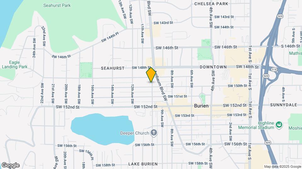 1002 SW 150th St Map and Location Details