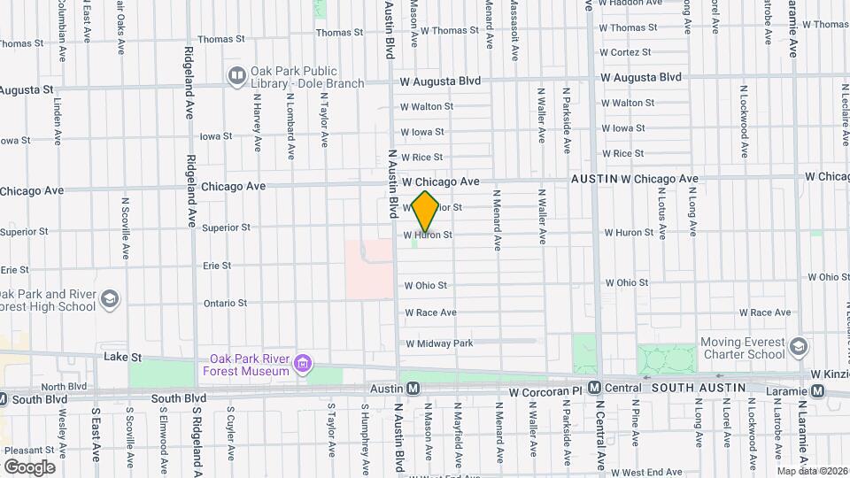 5933 W Huron St Map and Location Details