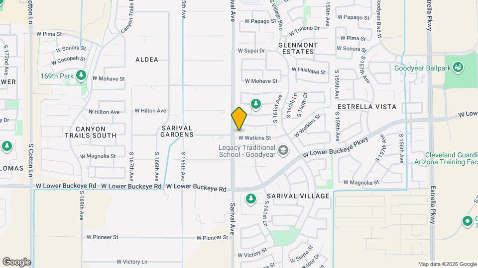 2352 S 162nd Ln Map and Location Details