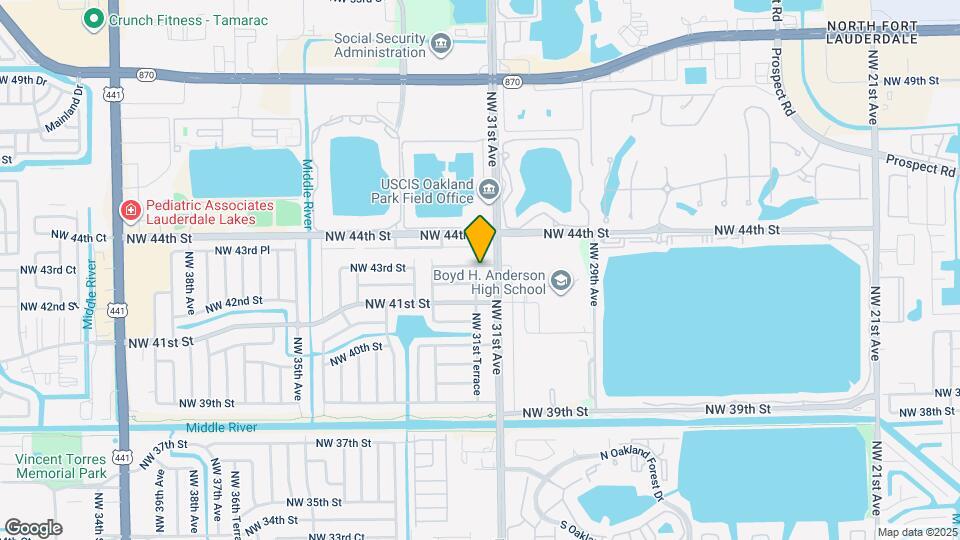 4280 NW 31st Terrace Map and Location Details