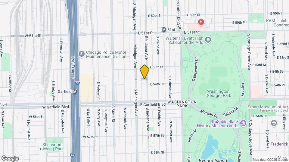 5342-5344 S Indiana Ave Map and Location Details