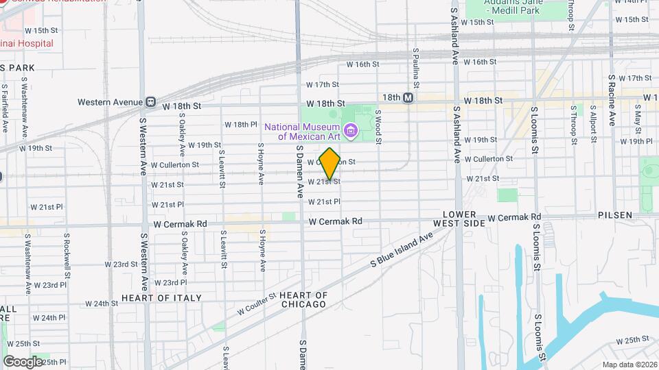 1917 W 21st St Map and Location Details