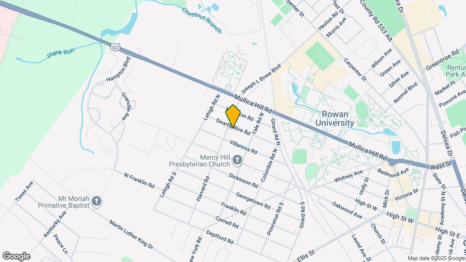 316 Swarthmore Rd Map and Location Details