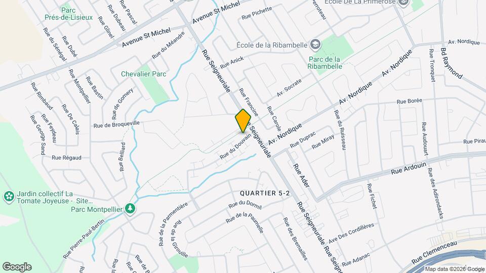 709 Du Douvain Rue Map and Location Details