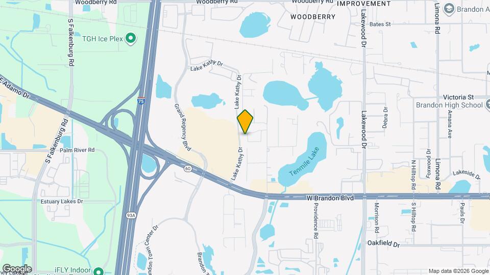 2128 Brandon Park Cir Map and Location Details