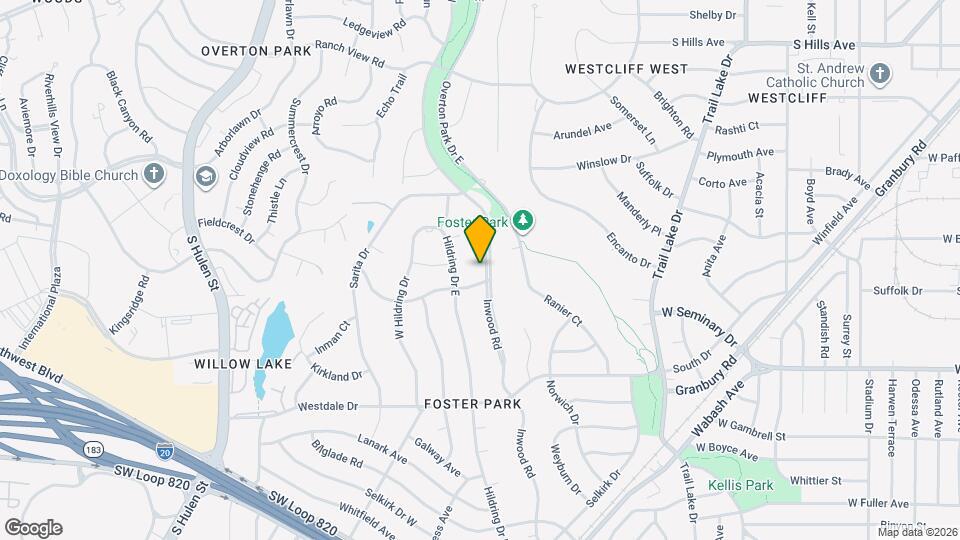 4024 Inwood Rd Map and Location Details