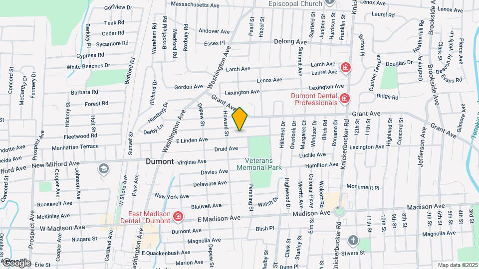 156 E Linden Ave Map and Location Details