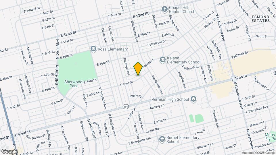 1519 E 43rd St Map and Location Details