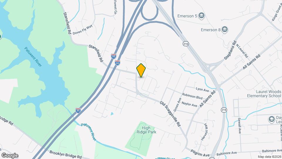 9145 Old Scaggsville Rd Map and Location Details