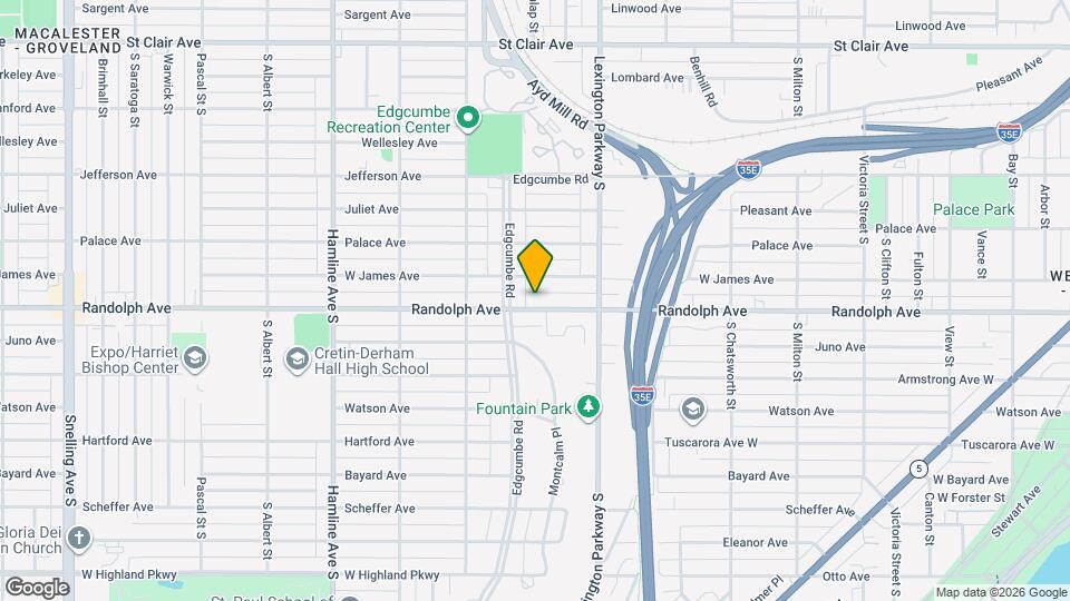 1163 Randolph Ave, Unit 1 Map and Location Details