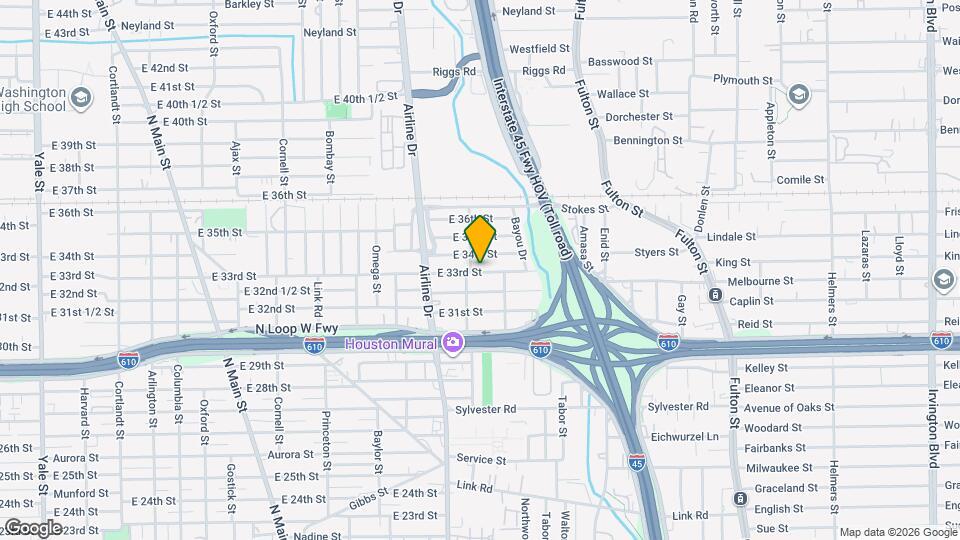 1405 E 33rd St, Unit A Mapa y Detalles de la Ubicación