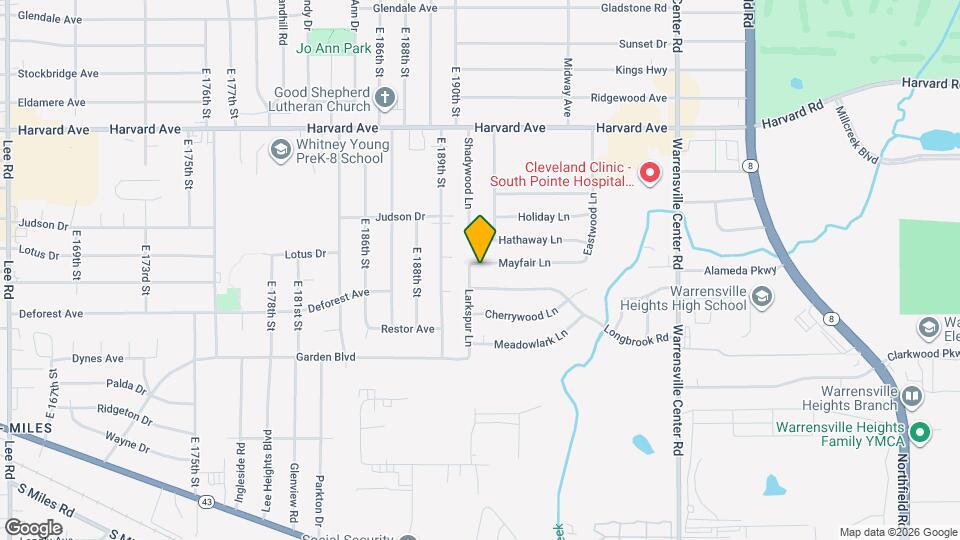 19200 Mayfair Ln Map and Location Details