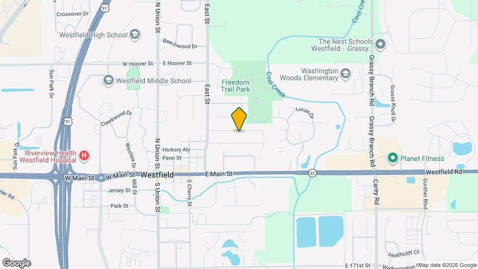 555 Birch St Map and Location Details