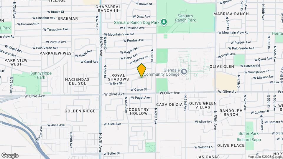 6359 W Eva St Map and Location Details