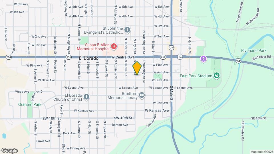 316 S Taylor St Map and Location Details