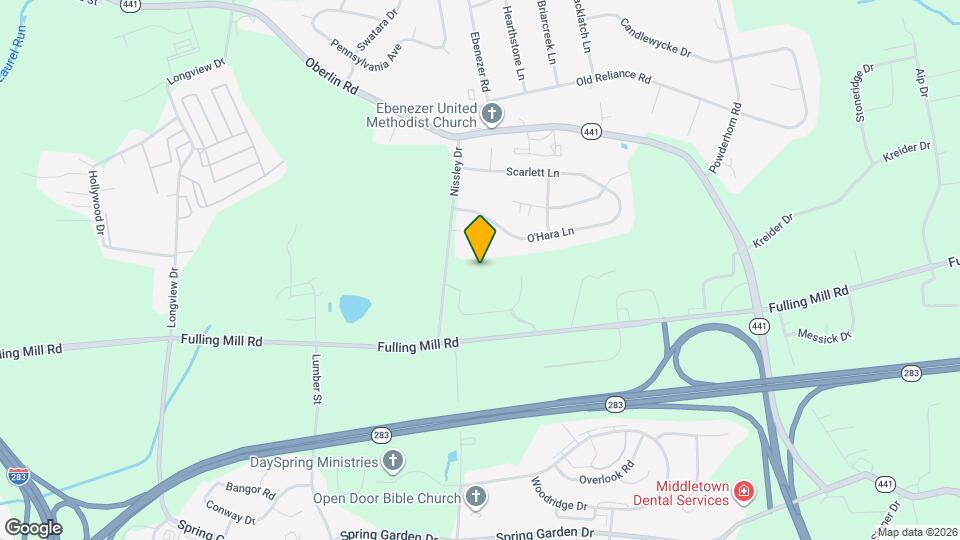 The Pond on Fulling Mill Mapa y Detalles de la Ubicación