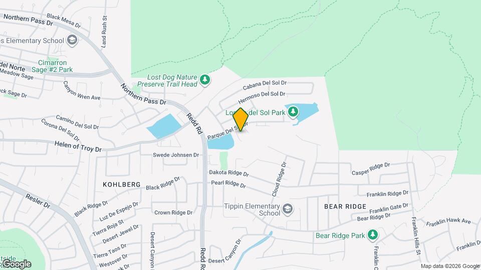 1470 Senda Del Sol Ln Map and Location Details