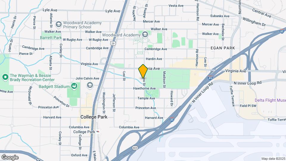 3553 Adams St Map and Location Details