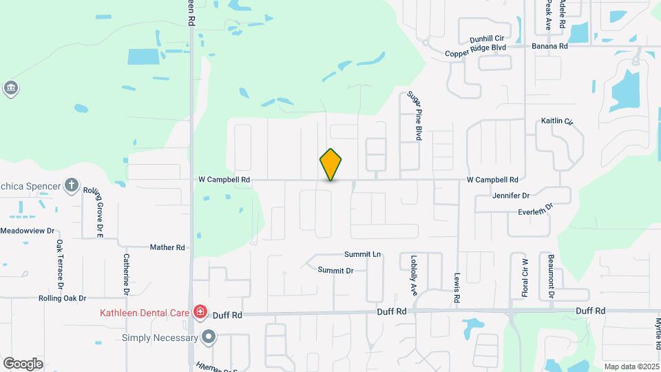 7618 Habersham Dr Map and Location Details