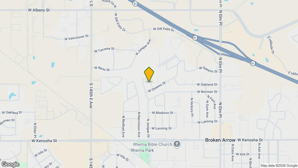 1408 N Juniper Ave, Unit 01105 Map and Location Details