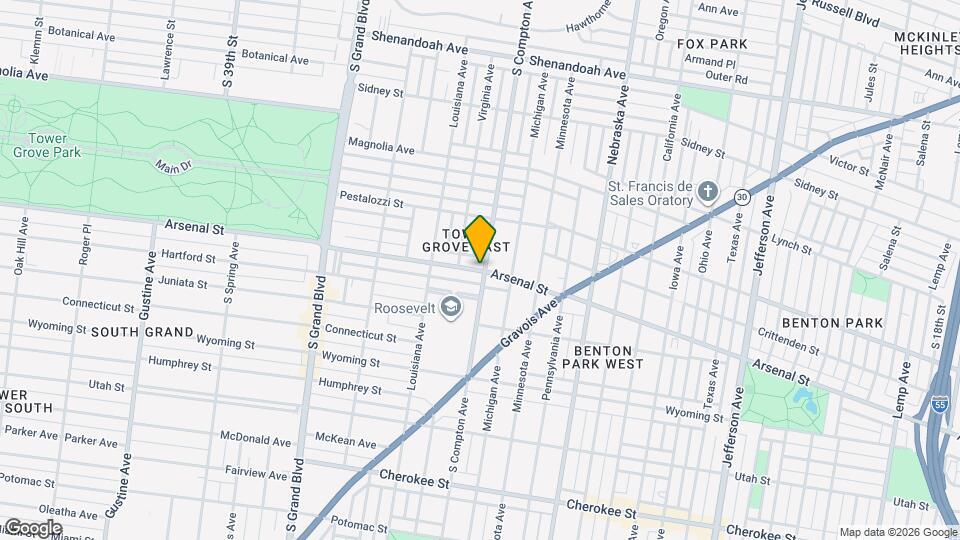 3203 Arsenal St, Unit 3203 Mapa y Detalles de la Ubicación