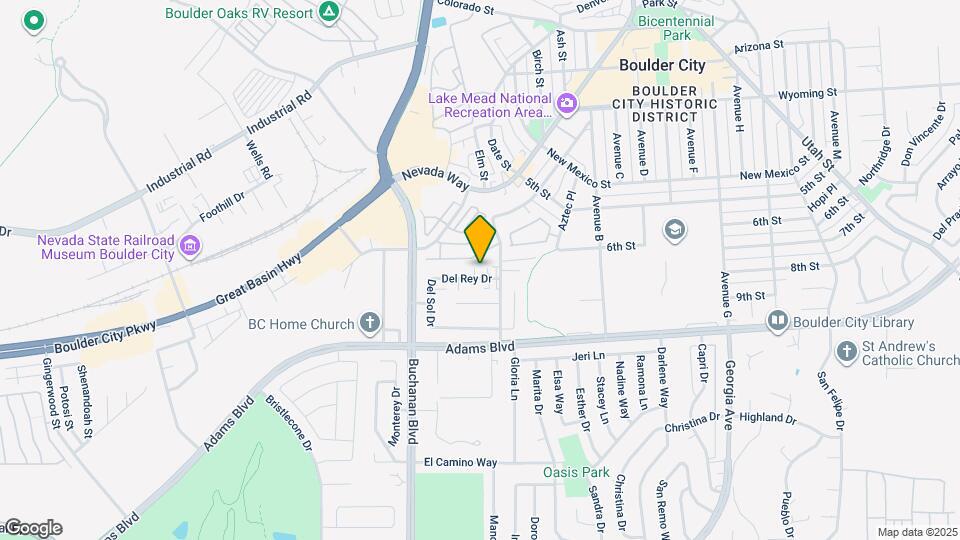 862 Del Rey Dr, Unit #C Map and Location Details