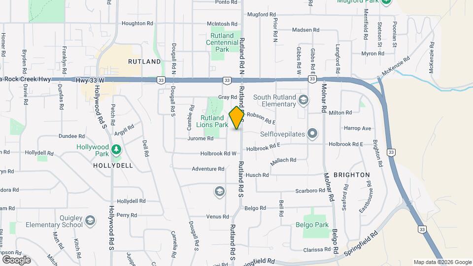 320 Rutland Rd S Map and Location Details