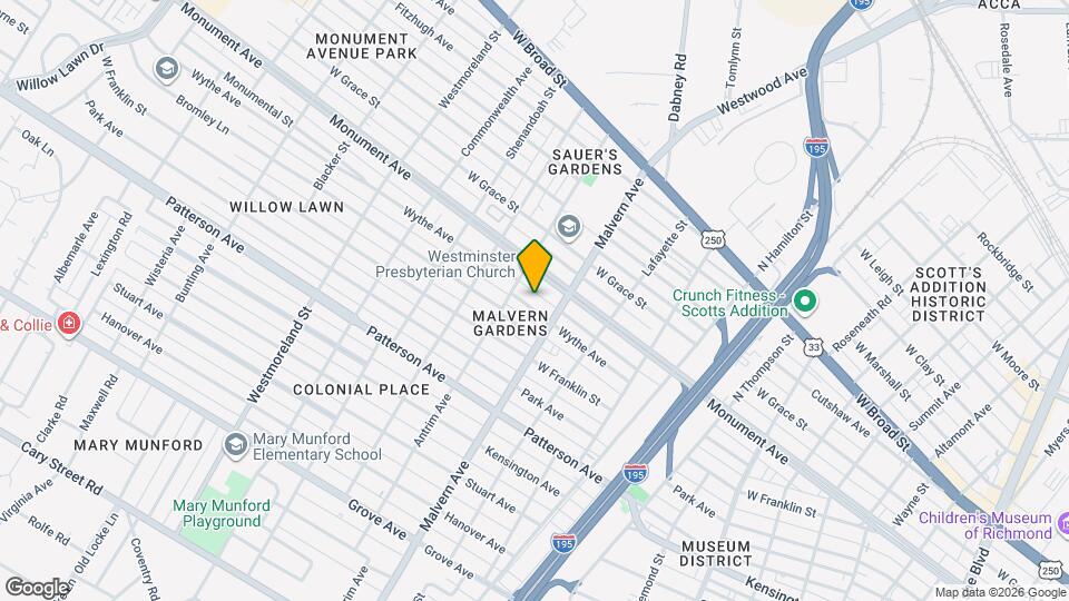 4108 Wythe Ave Map and Location Details