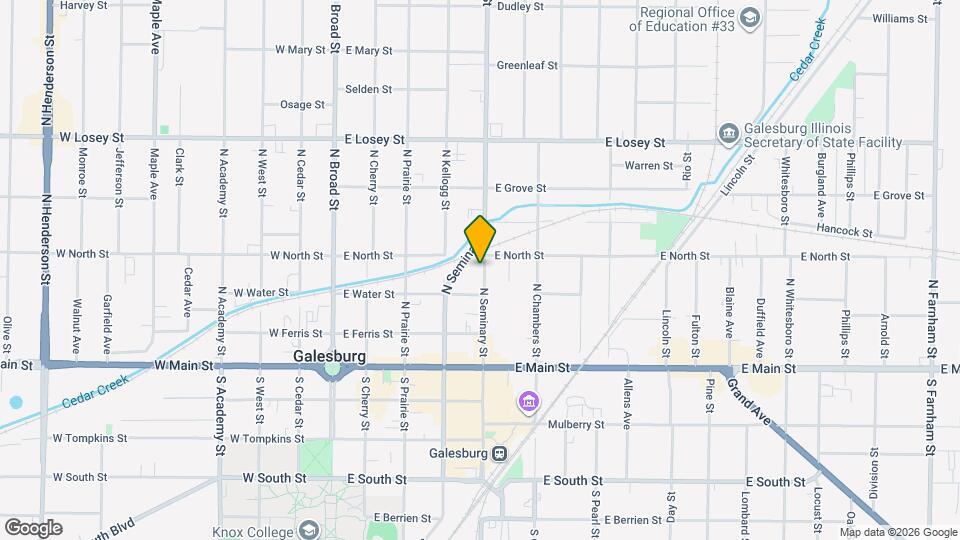 268 N Seminary St Map and Location Details