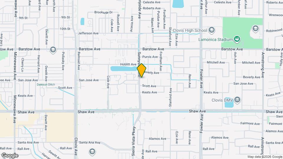 1545 Sunnyside Ave Map and Location Details