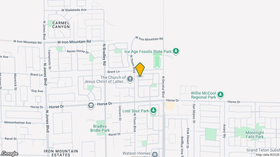 8536 Warthen Meadows St Map and Location Details