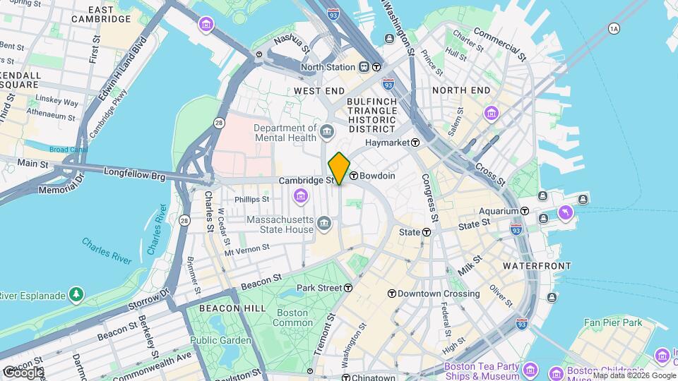 16 Bowdoin St, Unit 514 Map and Location Details