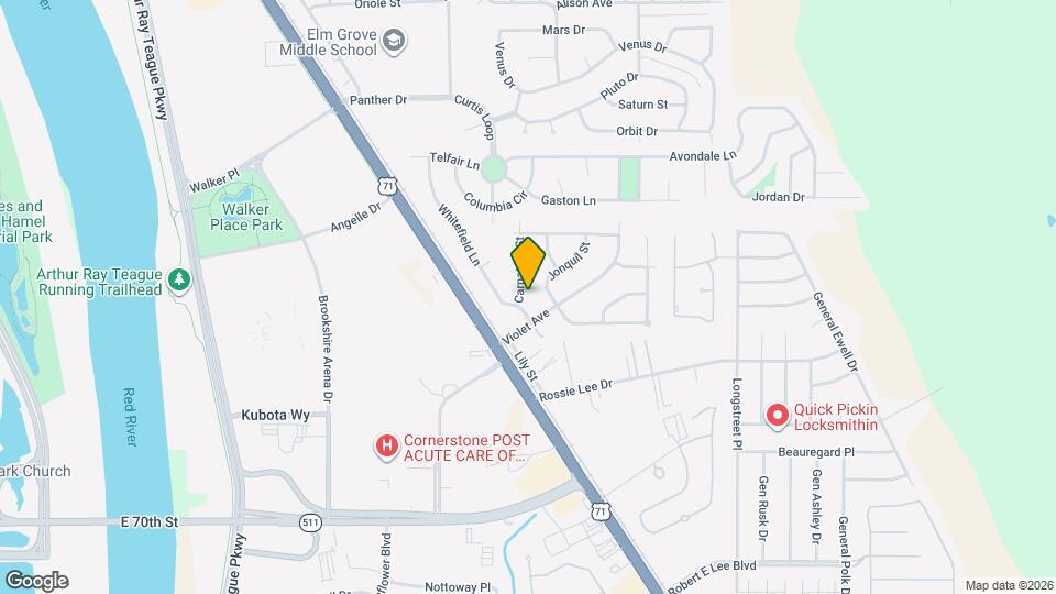 5321 Carnation St Map and Location Details