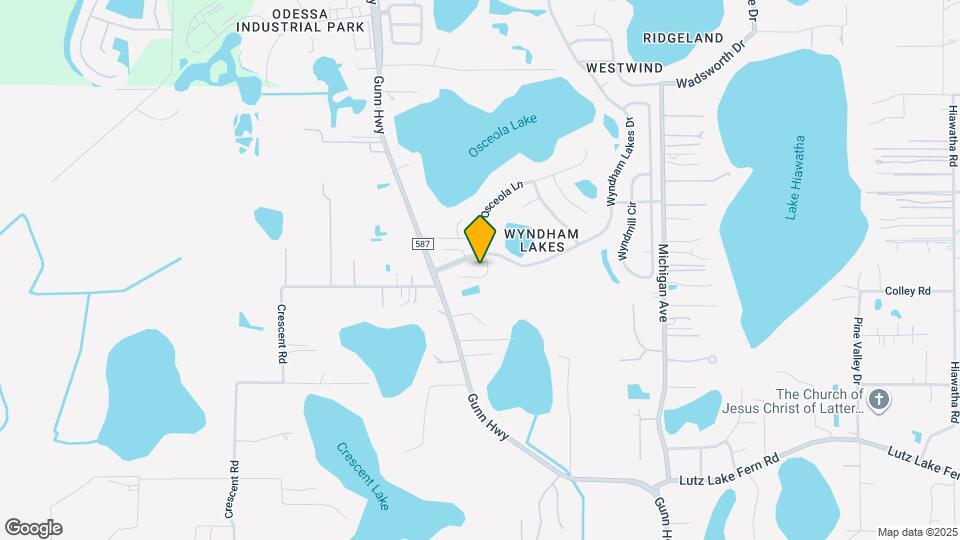 19515 Lake Osceola Ln Map and Location Details