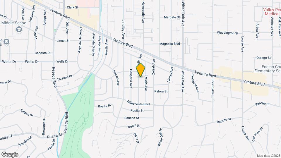 5034 Newcastle Ave, Unit 5034 Newcastle Ave Map and Location Details