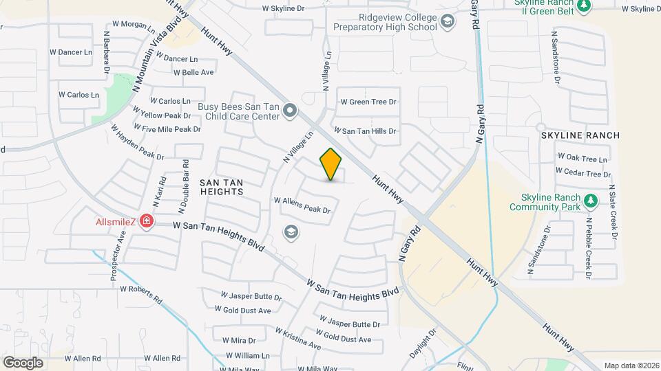 2283 W Silver Creek Ln Map and Location Details