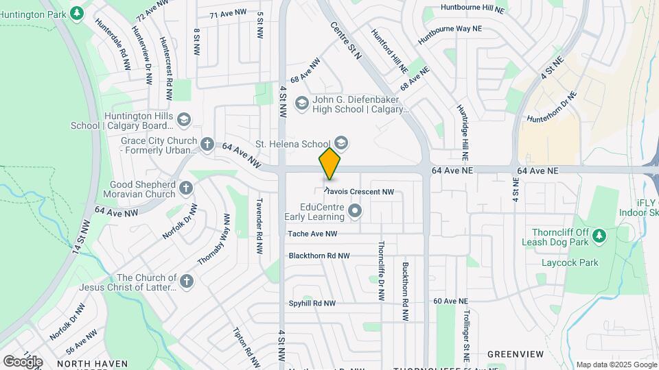 6464 Travois Cres NW Map and Location Details