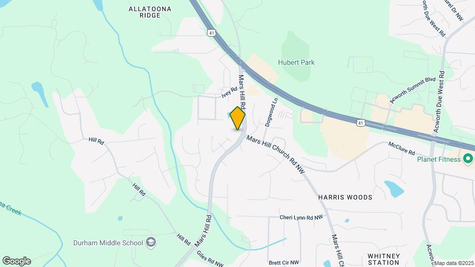 3301 Mars Hill Rd Mapa y Detalles de la Ubicación