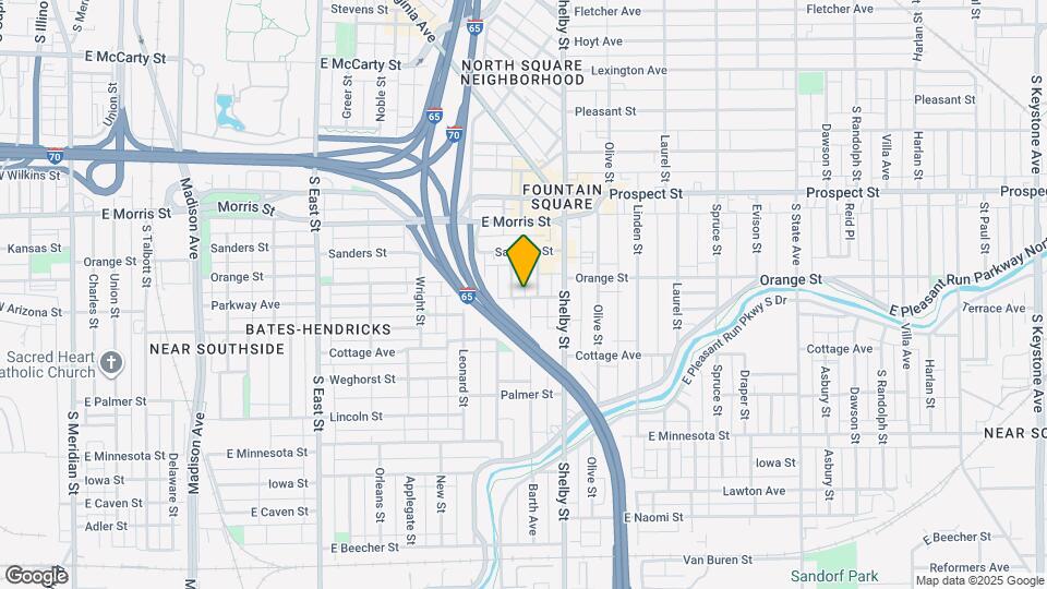 1024 Orange St Map and Location Details