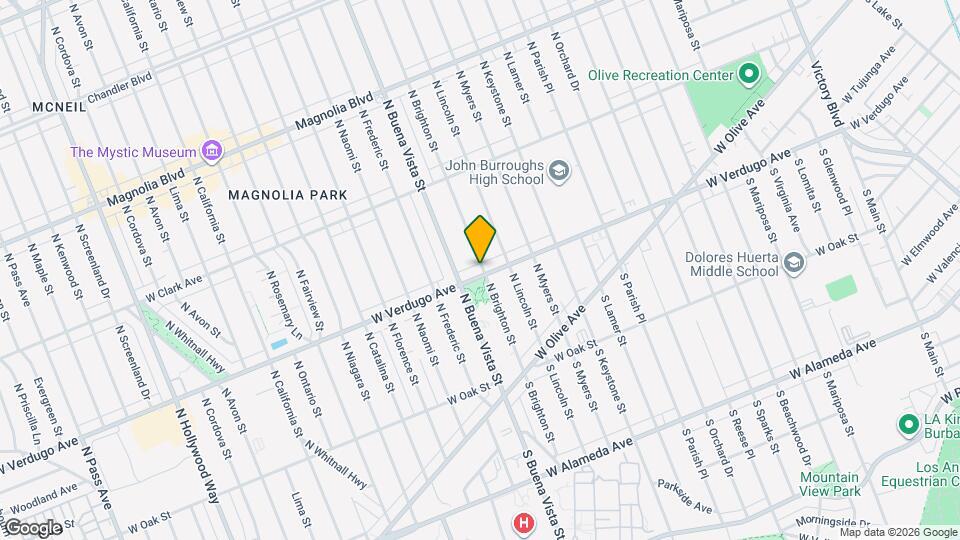 2403 W Verdugo Ave Map and Location Details