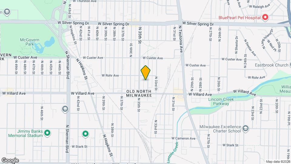 5257 N 34th St Map and Location Details