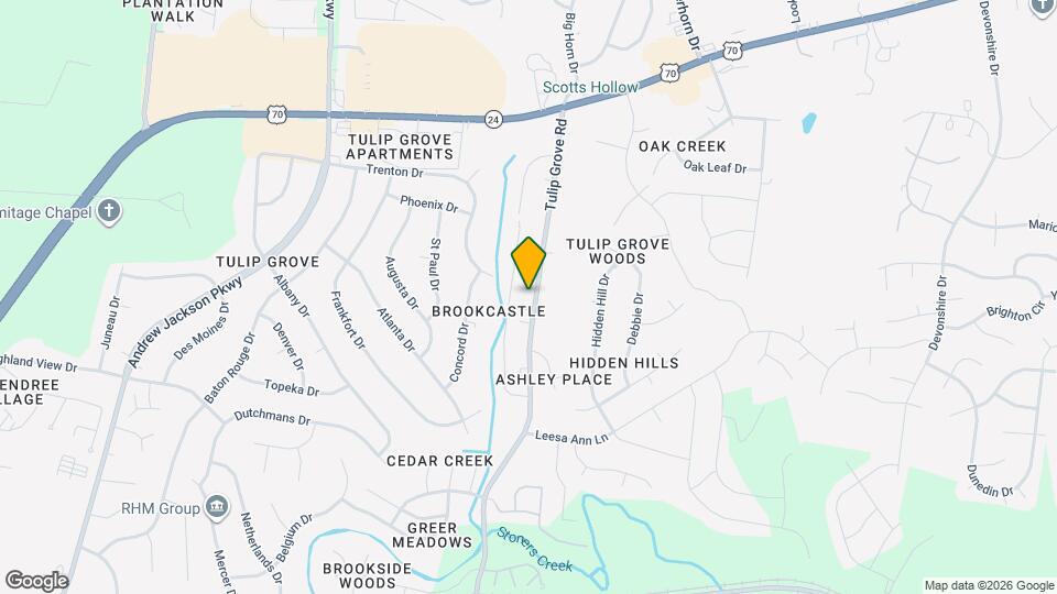 584 Tulip Grove Rd Map and Location Details