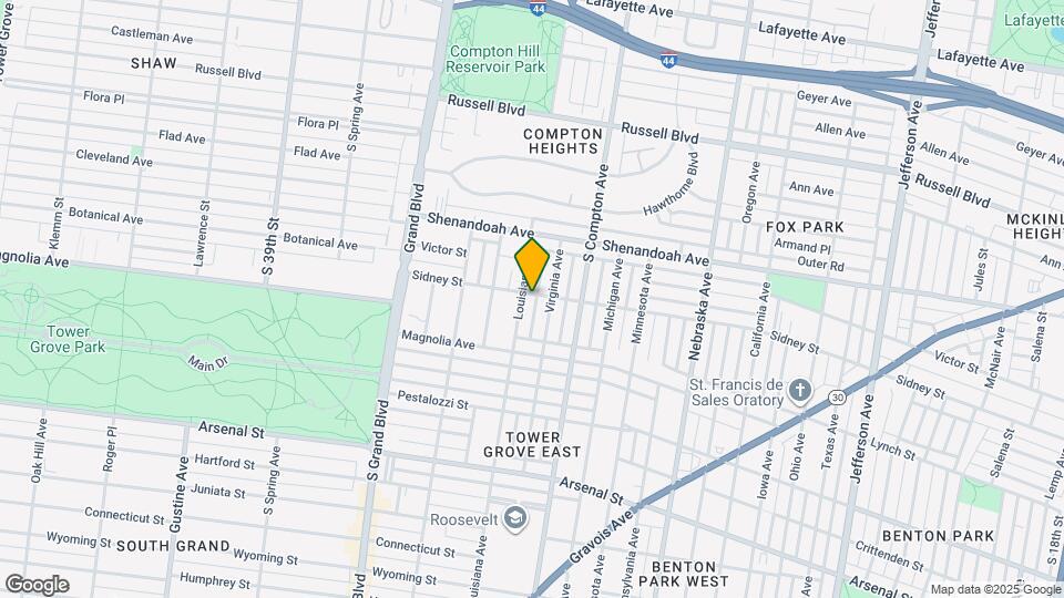 3314 Sidney St Mapa y Detalles de la Ubicación