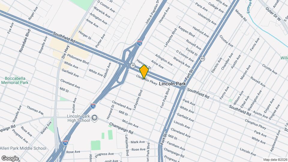 2056-2072 Lafayette Blvd Map and Location Details